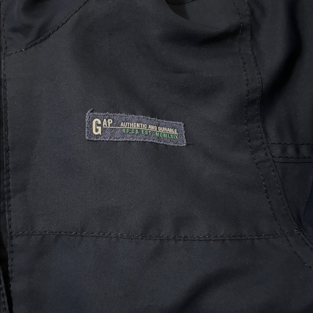 Baby Gap Navy Hooded Lined Jacket Size 4T - Picture 6 of 7